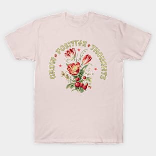 Grow Positive Thoughts Strawberry T-Shirt